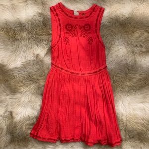 Free People Coral Dress